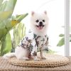 Hawai Beach clothing for Pet Dog Cat T-Shirts Cute for S-M Dog