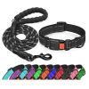 No Pull Dog Harness; Adjustable Nylon Dog Vest & Leashes