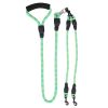 Double Dogs Leash No-Tangle Dogs Lead Reflective Dogs Walking Leash w/ Swivel