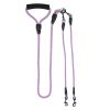 Double Dogs Leash No-Tangle Dogs Lead Reflective Dogs Walking Leash w/ Swivel