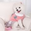 Sweet Bowknot Dog Sweater Dress; Winter Warm Pet Clothes; Costume For S-M-L