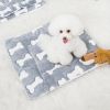 1pc Pet Bed Mat; Thickened Dog Sleeping Pad; Warm Double-sided Blanket Kennel