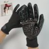 Pet Hair Removal Gloves; Pet Grooming Gloves; Bathing; Gentle Brush for Dogs