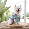 Hawai Beach clothing for Pet Dog Cat T-Shirts Cute for S-M Dog