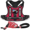 Pet Harness And Leash Set  Adjustable No Pull Service Vest Harness For Walking