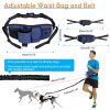 Hands Free Dog Leash with Waist Bag for Walking Small Medium Large Dogs