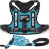 Pet Harness And Leash Set  Adjustable No Pull Service Vest Harness For Walking