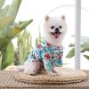 Hawai Beach clothing for Pet Dog Cat T-Shirts Cute for S-M Dog