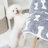 1pc Pet Bed Mat; Thickened Dog Sleeping Pad; Warm Double-sided Blanket Kennel