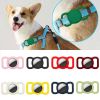 2pcs Pet Silicone Protective Case Dog Cat Collar Loop For Apple Airtags