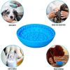 Silicone pet bowl anti-choking pet slow food bowl silicone pet slow food bowl