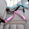 Pet Dog Cat Car Seat Belt For Accessories Goods Animals Adjustable Harness Leash