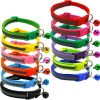 Small Pet Color Buckle Reflective Collars 1.0 Patch Bells Dog Collar