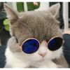 Pet Products Lovely Vintage Round Cat Sunglasses Reflection Eye wear glasses