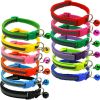 Small Pet Color Buckle Reflective Collars 1.0 Patch Bells Dog Collar