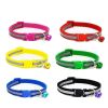 Small Pet Color Buckle Reflective Collars 1.0 Patch Bells Dog Collar