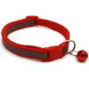 Small Pet Color Buckle Reflective Collars 1.0 Patch Bells Dog Collar