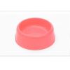 1Pc High Quality Solid Color Pet Bowls Candy-Colored Lightweight Plastic