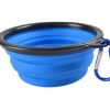 1000ml Large Collapsible Dog Pet Folding Silicone Bowl Outdoor Feeder Dish Bowl