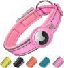 Reflective AirTag Dog Collar; ivienx Apple Air Tag Heavy Duty Dog Collar Small