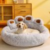 Dog Bed Cat Sofa Cute Bear Paw Shape Comfortable Cozy Pet Sleeping Beds For S-L