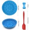 Silicone pet bowl anti-choking pet slow food bowl silicone pet slow food bowl