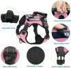 Pet Harness And Leash Set  Adjustable No Pull Service Vest Harness For Walking