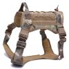 Tactical Dog Harness Pet Training Vest Dog Harness And Leash Set For Large Dogs