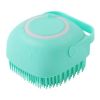 Bath Brush Shampoo Brush Soft Silicone Comb Hair Scalp Massager For Dogs