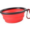 1000ml Large Collapsible Dog Pet Folding Silicone Bowl Outdoor Feeder Dish Bowl