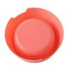 1Pc High Quality Solid Color Pet Bowls Candy-Colored Lightweight Plastic