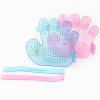 Pet Palm Brush, Hand Shampoo Grooming Bath Massage Glove, Brush Comb Five Finger