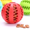 Dog Squeaky Ball Toy; Pet Chew Toy For Dog; Tooth Cleaning Ball Bite Resistant