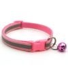 Small Pet Color Buckle Reflective Collars 1.0 Patch Bells Dog Collar