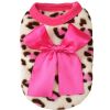 Clothing For Small Dogs Soft Coral Vest Puppy Coat Leopard Print Dogs Costume