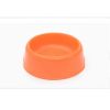 1Pc High Quality Solid Color Pet Bowls Candy-Colored Lightweight Plastic